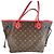 Borsa Tote Louis Vuitton Neverfull MM Marrone - vista 2