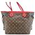 Borsa Tote Louis Vuitton Neverfull MM Marrone - vista 3