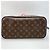Borsa Tote Louis Vuitton Neverfull MM Marrone - vista 7