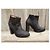 Apc A.P.C. Botines en ante negro mate - vista 5