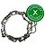 Louis Vuitton Monogram Armband aus Silbermetall Metallisch