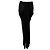 Falda midi drapeada Rick Owens en cupro negro
