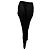 Falda midi drapeada Rick Owens en cupro negro - vista 3