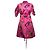 Abito Miu Miu 2017 Space Print in seta rosa - vista 5