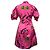 Abito Miu Miu 2017 Space Print in seta rosa - vista 7