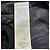 Poncho con zip Rick Owens in seta nera Nero - vista 6