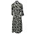 Ba&Sh Printed Midi Wrap Dress in Black Viscose - view 3