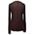 Rick Owens Strickpullover aus brauner Wolle  - Ansicht 3