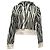 Valentino Garavani Sudadera corta estampada Valentino en algodón blanco