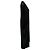 Abito maxi Kite Crewneck Rick Owens in cupro nero - vista 2