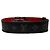 Bracciale reversibile con cerniera Louis Vuitton Rouge Monogram Eclipse Canvas in pelle nera Nero