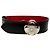 Bracciale reversibile con cerniera Louis Vuitton Rouge Monogram Eclipse Canvas in pelle nera Nero - vista 3