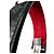 Bracciale reversibile con cerniera Louis Vuitton Rouge Monogram Eclipse Canvas in pelle nera Nero - vista 7