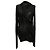 Top a maniche lunghe Magnetic di Rick Owens in viscosa nera Nero