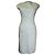 Vestido midi Hugo Boss Red Label en algodón azul claro