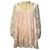 Camicetta Chloé con dettagli cutout in cotone rosa Marrone