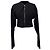 Rick Owens Batwing Klaus Zip Cardigan aus schwarzer Alpakawolle