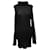Rick Owens gerippter Rollkragenpullover aus schwarzer Wolle