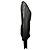 Top a maniche lunghe Magnetic di Rick Owens in viscosa nera Nero - vista 2