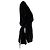 Rick Owens Wickelbluse aus schwarzem Samt - Ansicht 2
