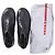 Stivaletti con chiusura a strappo Prada Sport in pelle nera Nero - vista 6
