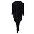 Abito maxi Concordians Kite di Rick Owens in viscosa nera Nero - vista 4