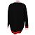 Cardigan aberto Sandro em viscose preta Preto - vista 3