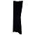 Falda maxi recta Rick Owens en viscosa negra Negro