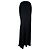 Falda maxi recta Rick Owens en viscosa negra Negro - vista 14