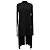 Abito midi con schiena lunga in lana nera Rick Owens Nero