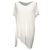 T-shirt Hiked di Rick Owens in viscosa bianca Bianco