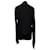 Rick Owens Rollkragenpullover aus schwarzer Baumwolle - Ansicht 3
