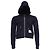 Felpa con zip 4-Bar in cotone blu navy Thom Browne