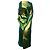 Top asimétrico Athena iridiscente en algodón verde de Rick Owens - vista 2