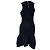 Mini abito a coste con scollo rotondo Sandro in cotone blu navy - vista 6