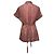 Rick Owens Drapierte Waffelstrick-Wickelbluse aus rosa Viskose Pink - Ansicht 3