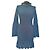 Stella Mc Cartney Mini abito arricciato Stella McCartney in seta blu navy Blu chiaro - vista 2