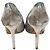 Autre Marque Malone Souliers Pointed Pumps aus silbernem Samt Metallisch - Ansicht 11