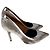 Autre Marque Malone Souliers Pointed Pumps aus silbernem Samt Metallisch - Ansicht 2