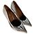 Autre Marque Malone Souliers Pointed Pumps aus silbernem Samt Metallisch - Ansicht 3