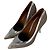 Autre Marque Malone Souliers Pointed Pumps aus silbernem Samt Metallisch - Ansicht 9