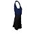 Sandro Mini-Kleid mit Colorblock-Muster aus blauer Viskose - Ansicht 2