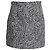 Balenciaga Balmain Minirock aus Jacquard in Schwarz Polyester