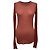 Rick Owens Rippstrick-Top aus roter Viskose