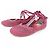 Christian Dior DIOR POEME Scarpe basse in cotone mesh Rosso - vista 3