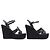 Sandali Espadrilles con Zeppa Louis Vuitton Nero - vista 4