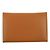 Cartera trifold Hermès Bearn Epsom Dorado - vista 3