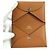 Cartera trifold Hermès Bearn Epsom Dorado - vista 6