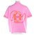 T-shirt a maniche corte Hermès Cartouche36 Rosa - vista 3