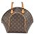 Louis Vuitton Ellipse MM Handtasche Braun - Ansicht 2